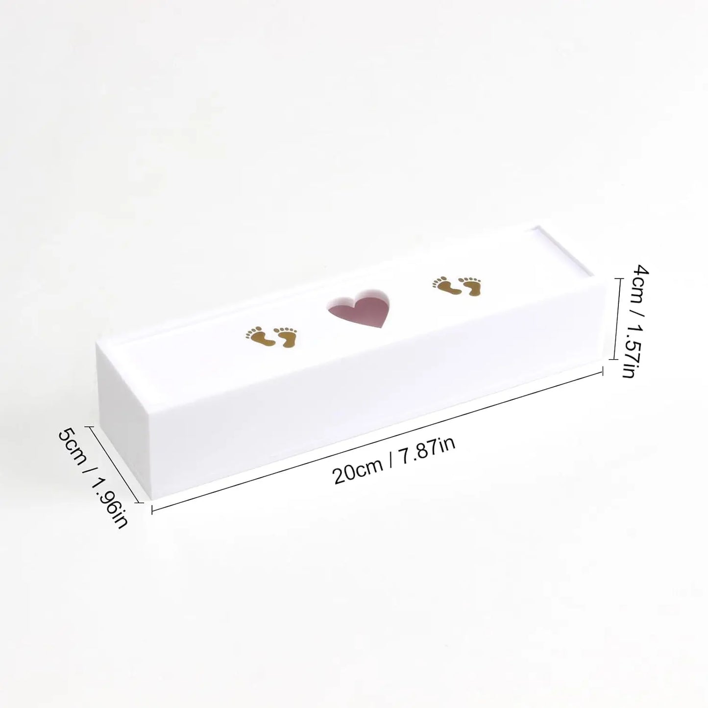 Pregnancy Test Keepsake Box Acrylic Announcement Gift Baby Memory Souvenir Collection for Husband Grandparents