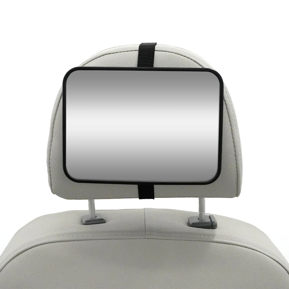 1 Pc Crash Tested And Certified Shatterproof Baby Car Mirror For Rear Facing Infant With Wide Larger Crystal Clear View