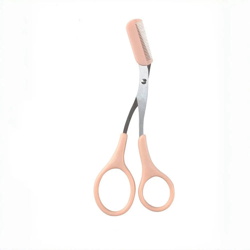 Stainless Steel Eyebrow Trimming Pink/White/Black Scissors with