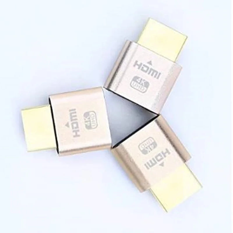 Dtech High Quality Dummy OEM ODM 4K Display Emulator HDMI Dummy Ghost Monitor Headless Dongle Plug