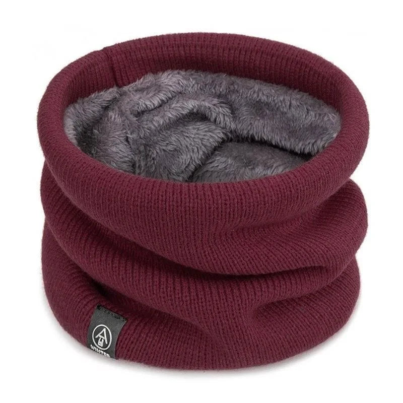 Thick Fleece Neck Gaiter Scarf for Winter Windproof Riding Face Mask Warm Thermal Neck Warmer for Men Women