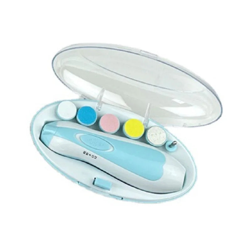 Baby Electric Nail Trimmer Kid Nail Polisher Tool Baby Care Multifunctional Fingernail Cutter Trimmer Infant Manicure Set