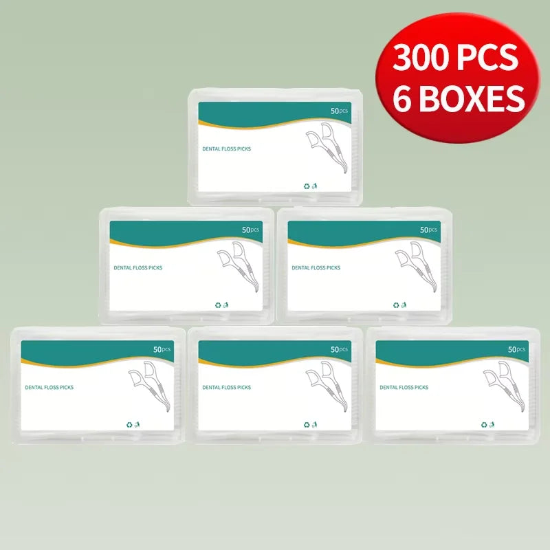 High-tensile fine-grained dental floss stick disposable plastic toothpick dental floss portable dental floss box dental floss st