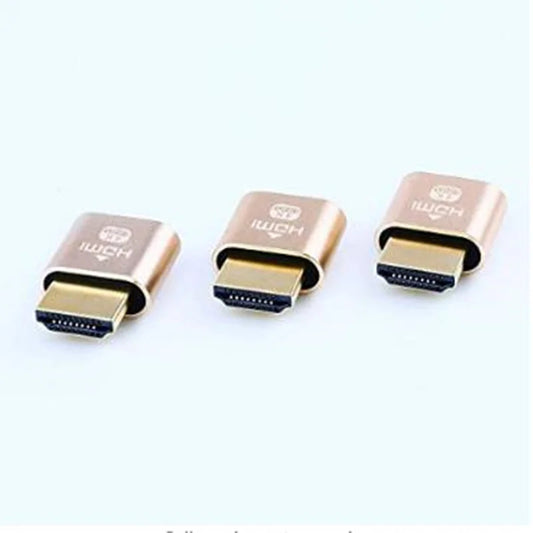 Dtech High Quality Dummy OEM ODM 4K Display Emulator HDMI Dummy Ghost Monitor Headless Dongle Plug