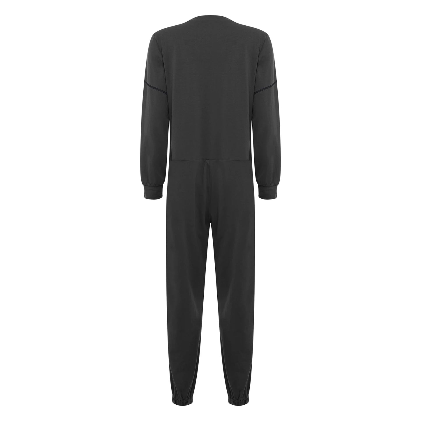 Women Elderly Dementia Alzheimer Adaptive Anti-strip Jumpsuit Long Sleeve Long Pants Rompers for Special Needs Caring Patient