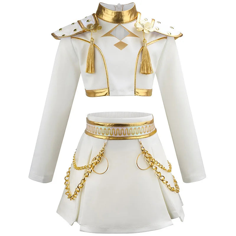 New K-POP Girls Sets 2026 New Fashion Children Suits Kids Jackets Pants Outfits Teenager Casual Spring Clothing 4-12 Years Old