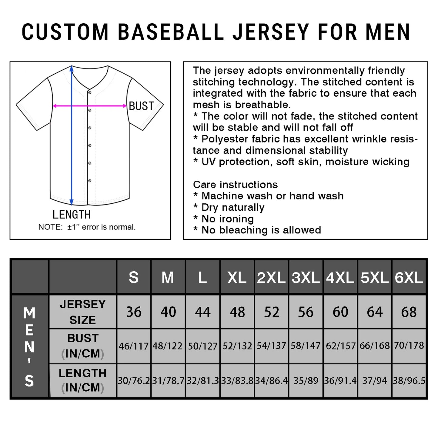 Men's Custom Baseball Jersey Solid Pinstripe Personalized Name Number Printing Fans Gift Baseball Team Shirt for Sportswear