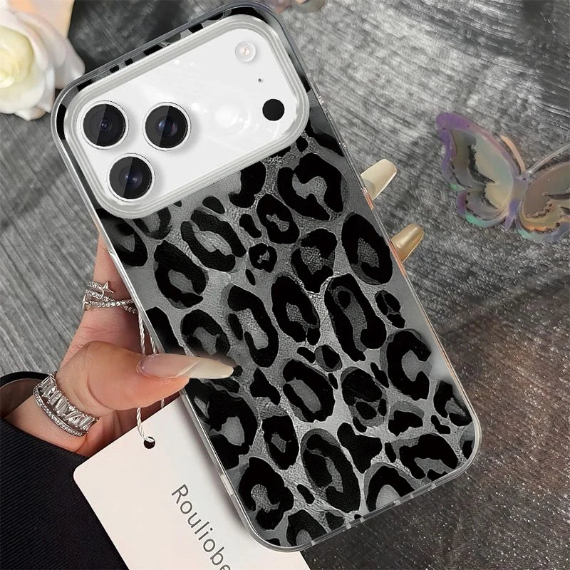Modern Leopard Phone Case For Samsung Galaxy S26 S25 Edge S24 Plus Note 20 Ultra S23 FE S22 A56 A55 A54 A53 A36 Shockproof Funda