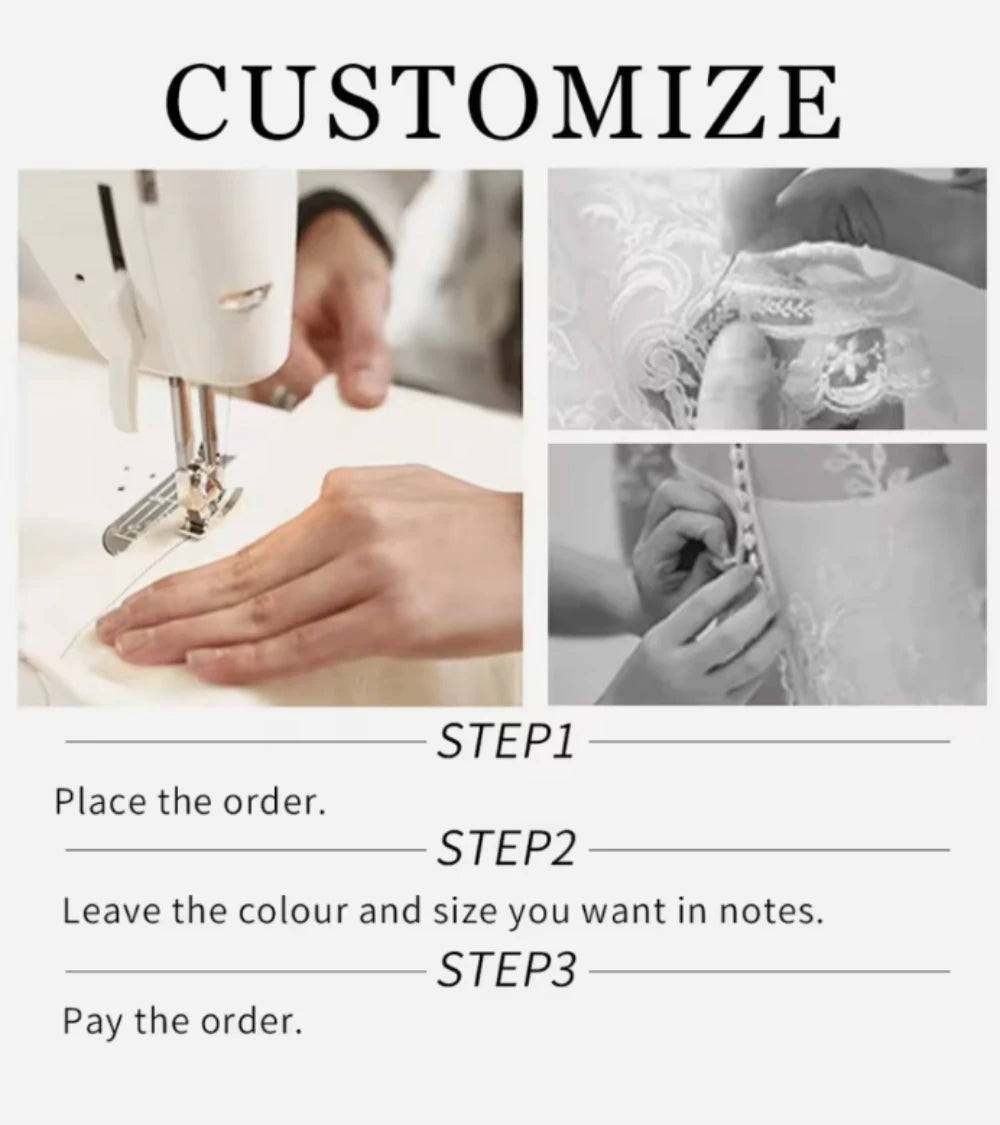 Ranmo Fashion Lace Wedding Dress Woman's Mermaid Bridal Gowns Spaghetti Strap Pearls Court Train Customized  Vestidos De Novia