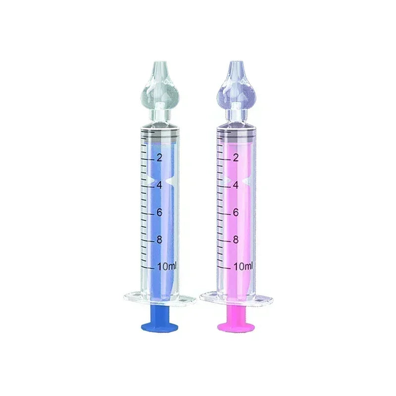 Rhinitis Nasal Irrigator Washing for Children Silicone Baby Nasal Aspirator Syringe Baby Nose Cleaner Kids Nasal Washer Reusable