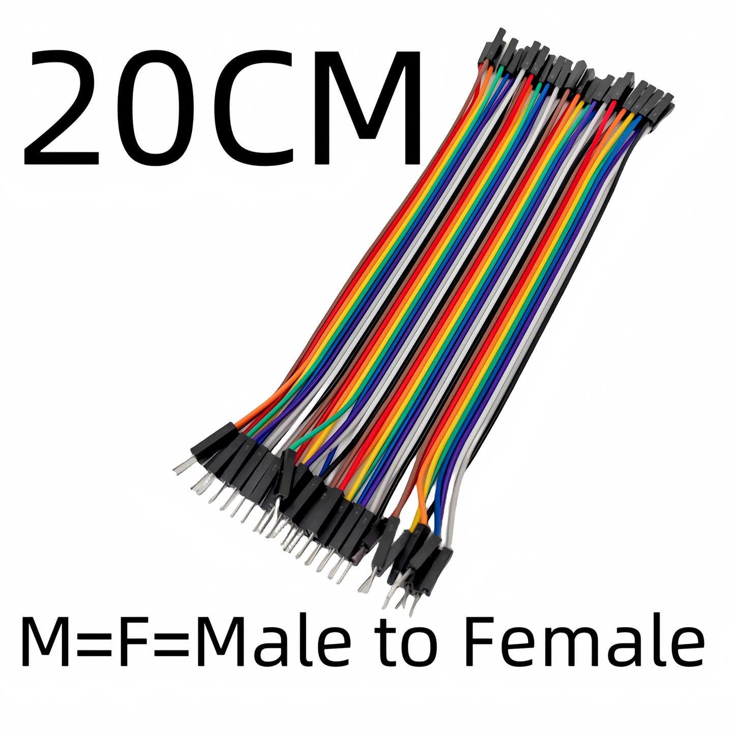 40-120pcs Dupont Line 10CM 20CM 30CM 40Pin Male to Male + Male to Female Female to Female Jumper Wire Dupont Cable for  DIY KIT