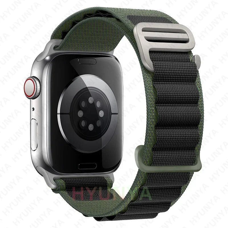 Alpine Strap For Apple Watch Band Ultra 2 3 Watchband 45mm 49mm 42mm 46mm 44mm 41mm 40mm Bracelet Iwatch Series 11 9 8 7 6 SE 10
