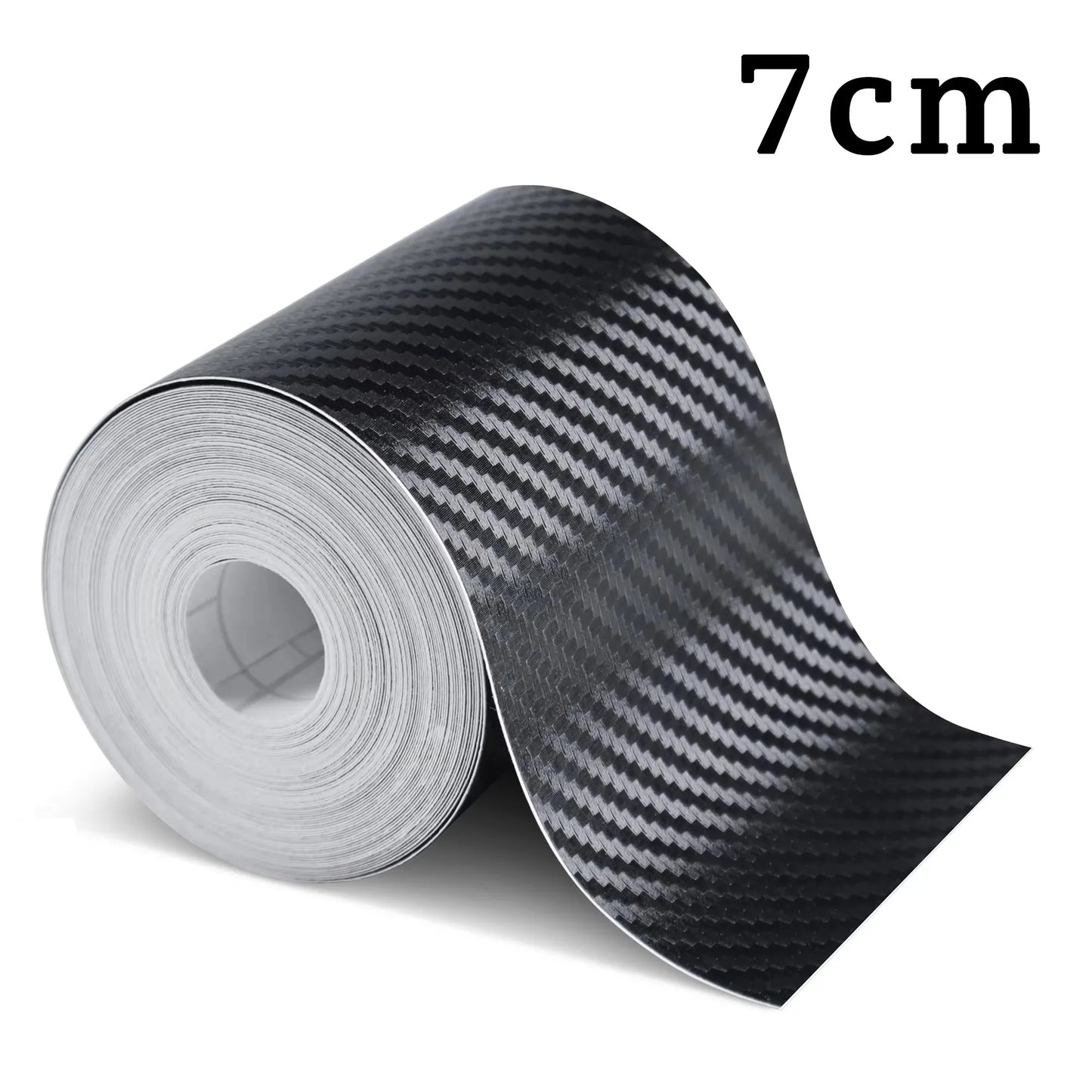 1-5m Nano Carbon Fiber Car Tape Sticker Door Mirror Protector Strip Waterproof Adhesive Protective Film DIY Accessory
