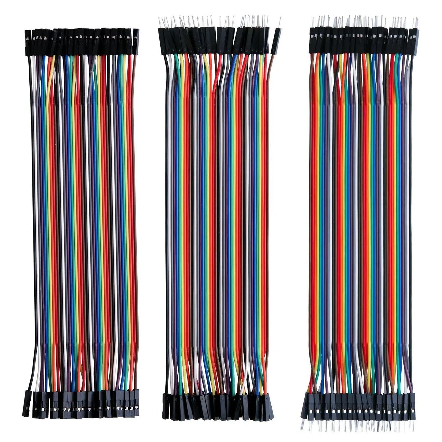 Dupont Line 20CM 40Pin Male to Male + Male to Female and Female to Female Jumper Wire Dupont Cable for Arduino DIY KIT