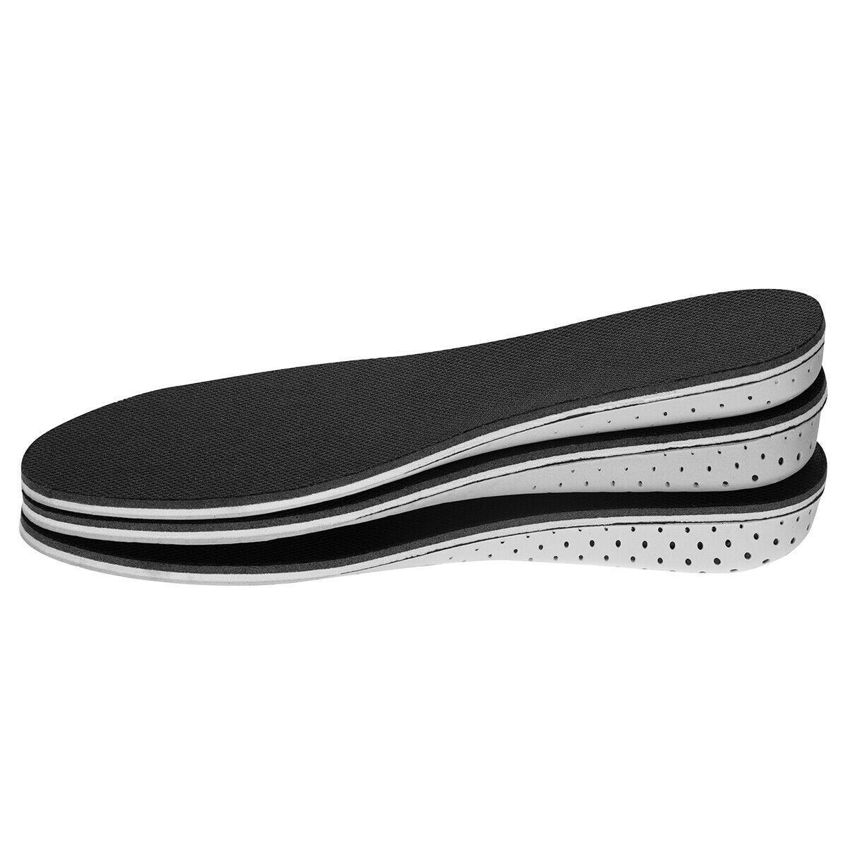 Men Women Invisible Height Increase Insoles Heel Lift Taller Shoe