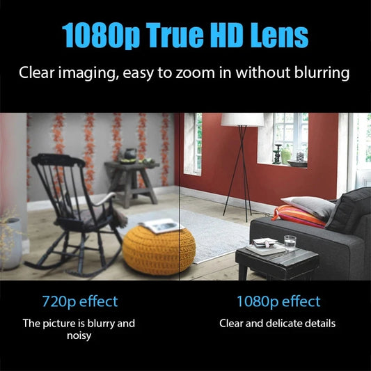 1080P HD Mini Camera WiFi Wireless HD Night Vision Camera Home X5 Remote Camera Kids Pet Safety Monitoring