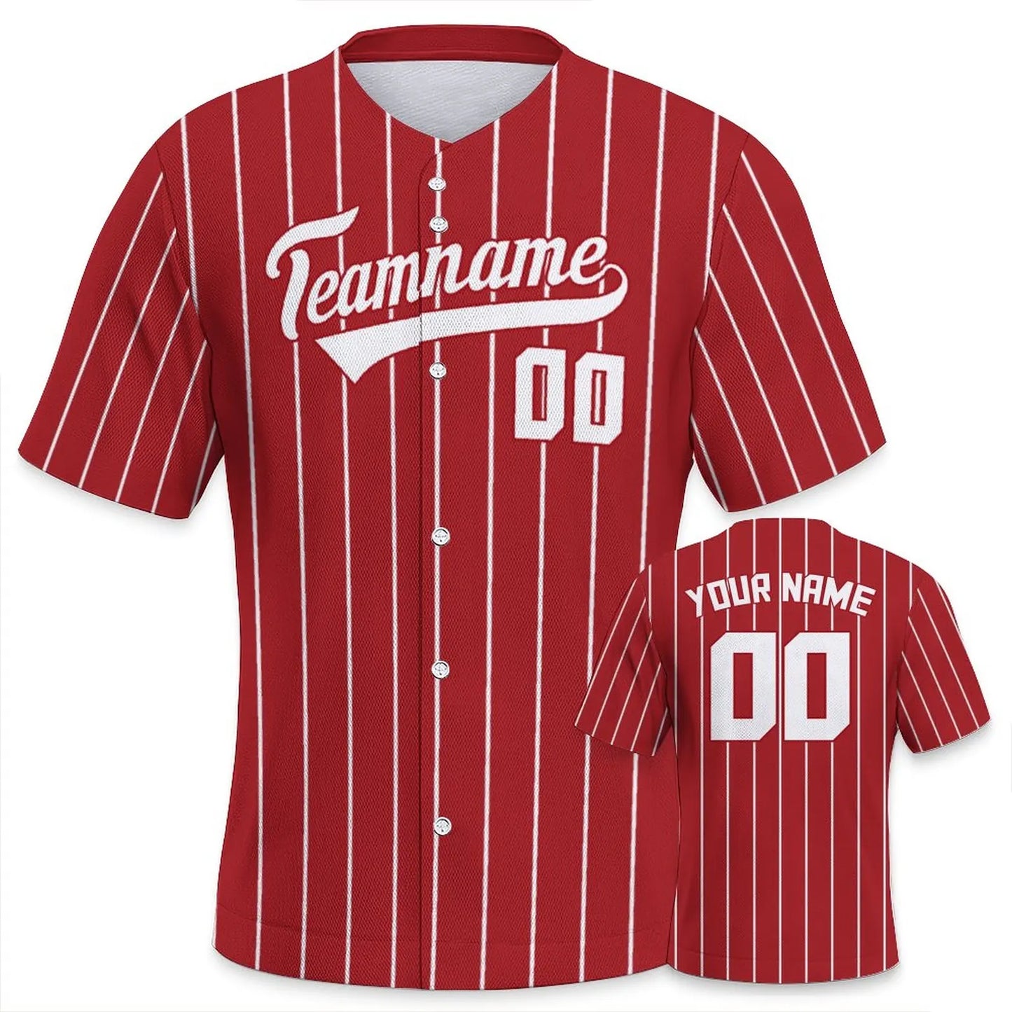 Men's Custom Baseball Jersey Solid Pinstripe Personalized Name Number Printing Fans Gift Baseball Team Shirt for Sportswear
