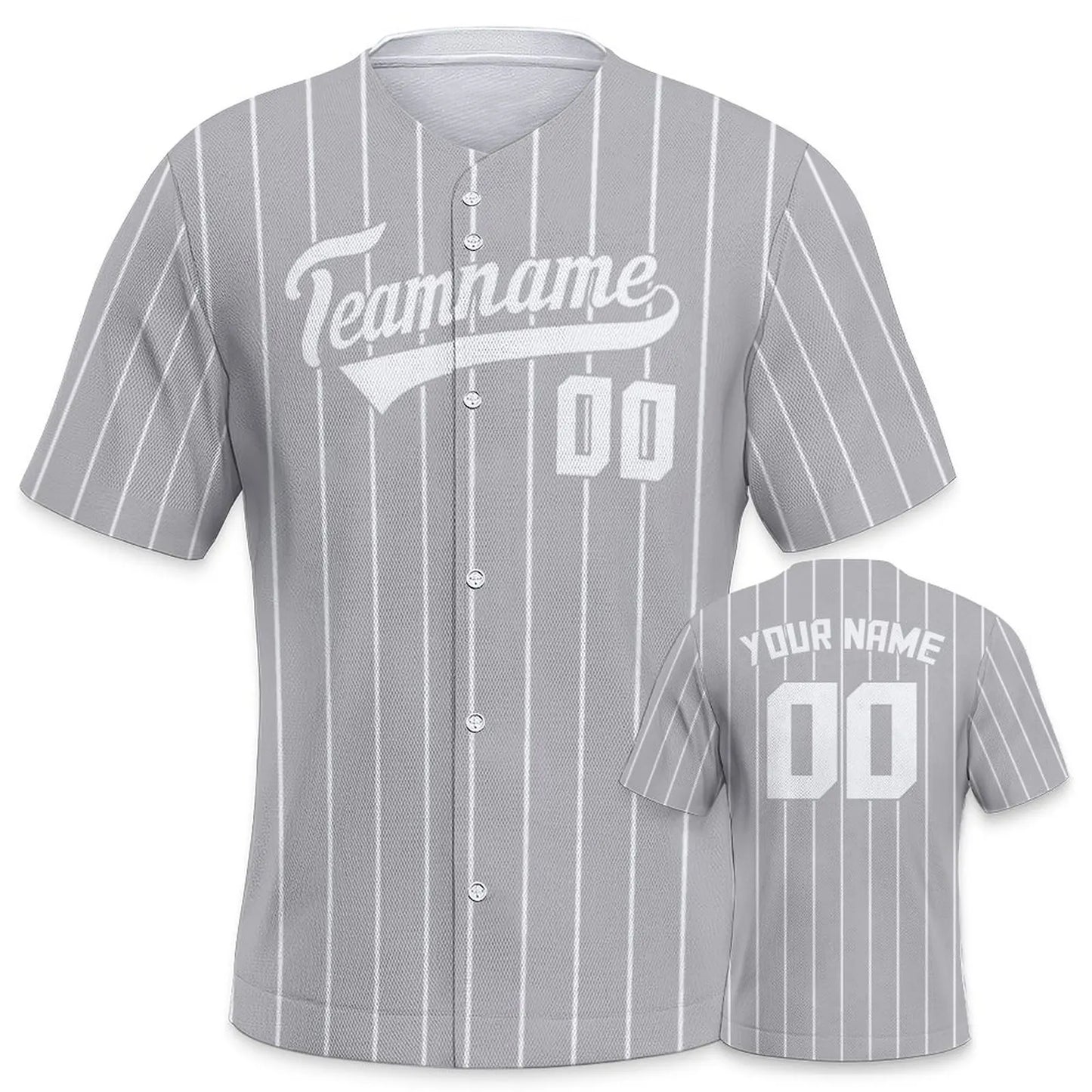 Men's Custom Baseball Jersey Solid Pinstripe Personalized Name Number Printing Fans Gift Baseball Team Shirt for Sportswear