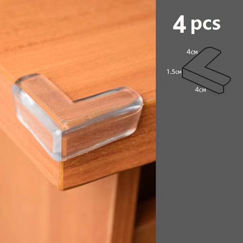 4/10pcs Baby Safety Corner Silicone Protector Table Soft Transparent Children Anti Collision Corner Edge Protection Guards