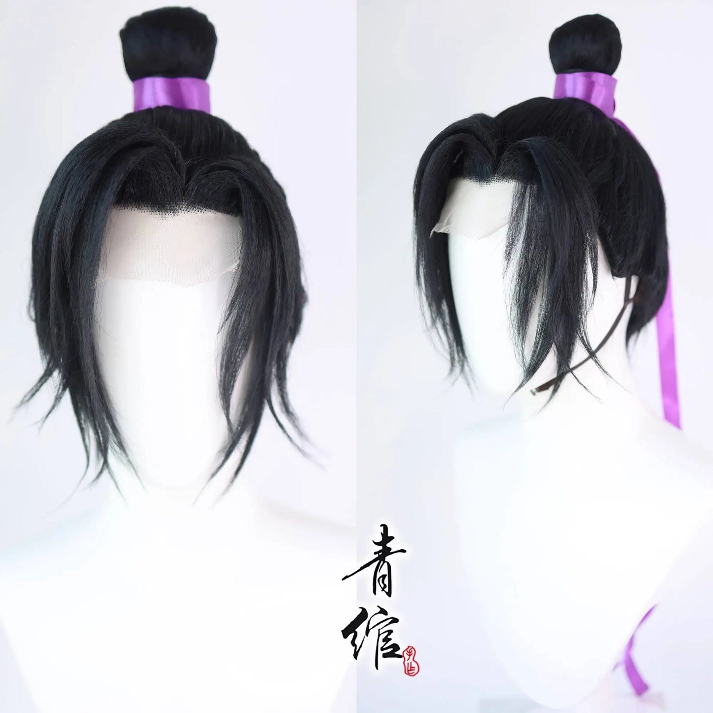Grandmaster Of Demonic Cultivation Jiang Cheng Cos Cosplay Wig Cover Surface Mount Halloween