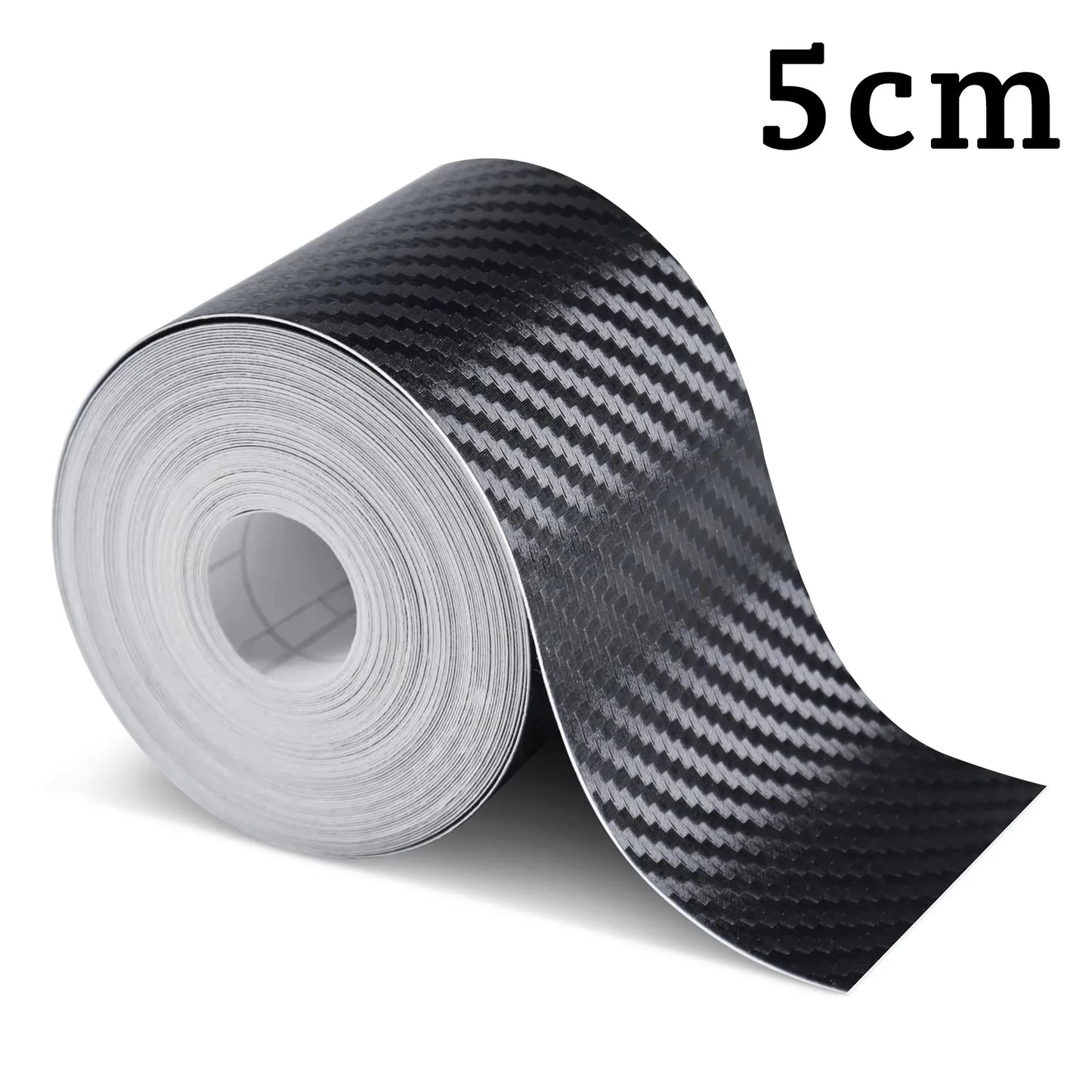 1-5m Nano Carbon Fiber Car Tape Sticker Door Mirror Protector Strip Waterproof Adhesive Protective Film DIY Accessory