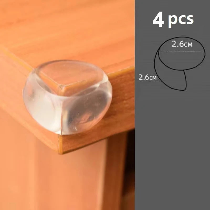 4/10pcs Baby Safety Corner Silicone Protector Table Soft Transparent Children Anti Collision Corner Edge Protection Guards