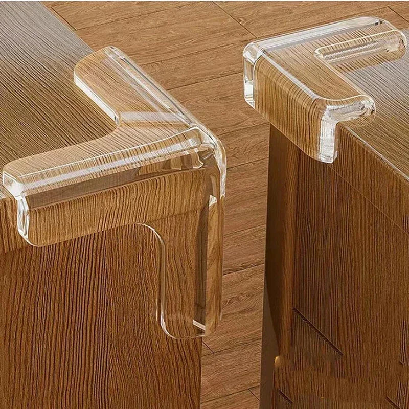 Clear Anti-collision Coffee Table Furniture Corner Protectors Children's Soft Corner Sheathing Living Room Decor  4-10Pcs