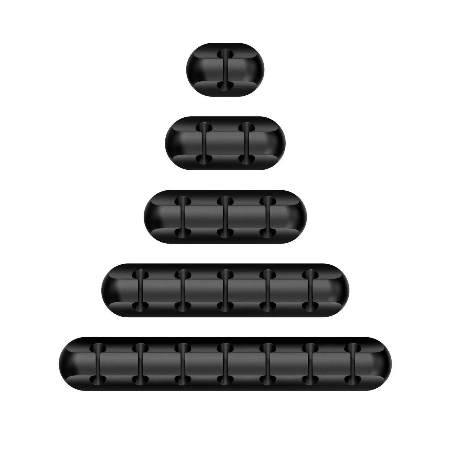 Silicone USB Cable Organizer USB Charging Cable Winder Desktop Tidy Management Clips Cable Holder For Mouse earphone Accessories