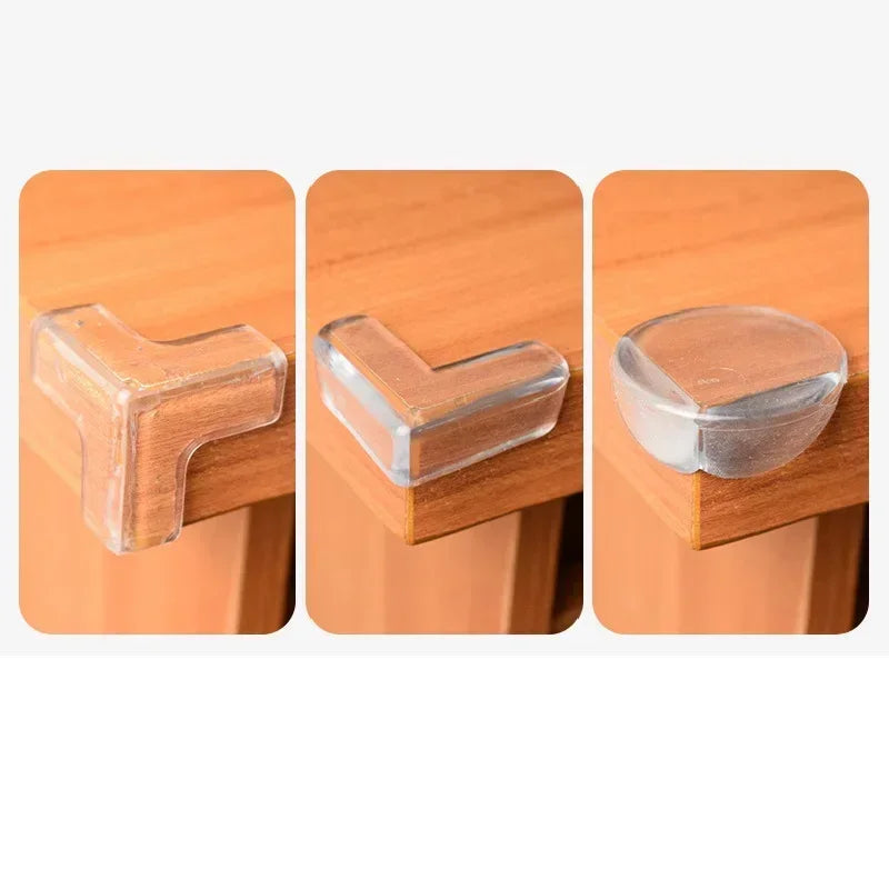 Clear Anti-collision Coffee Table Furniture Corner Protectors Children's Soft Corner Sheathing Living Room Decor  4-10Pcs
