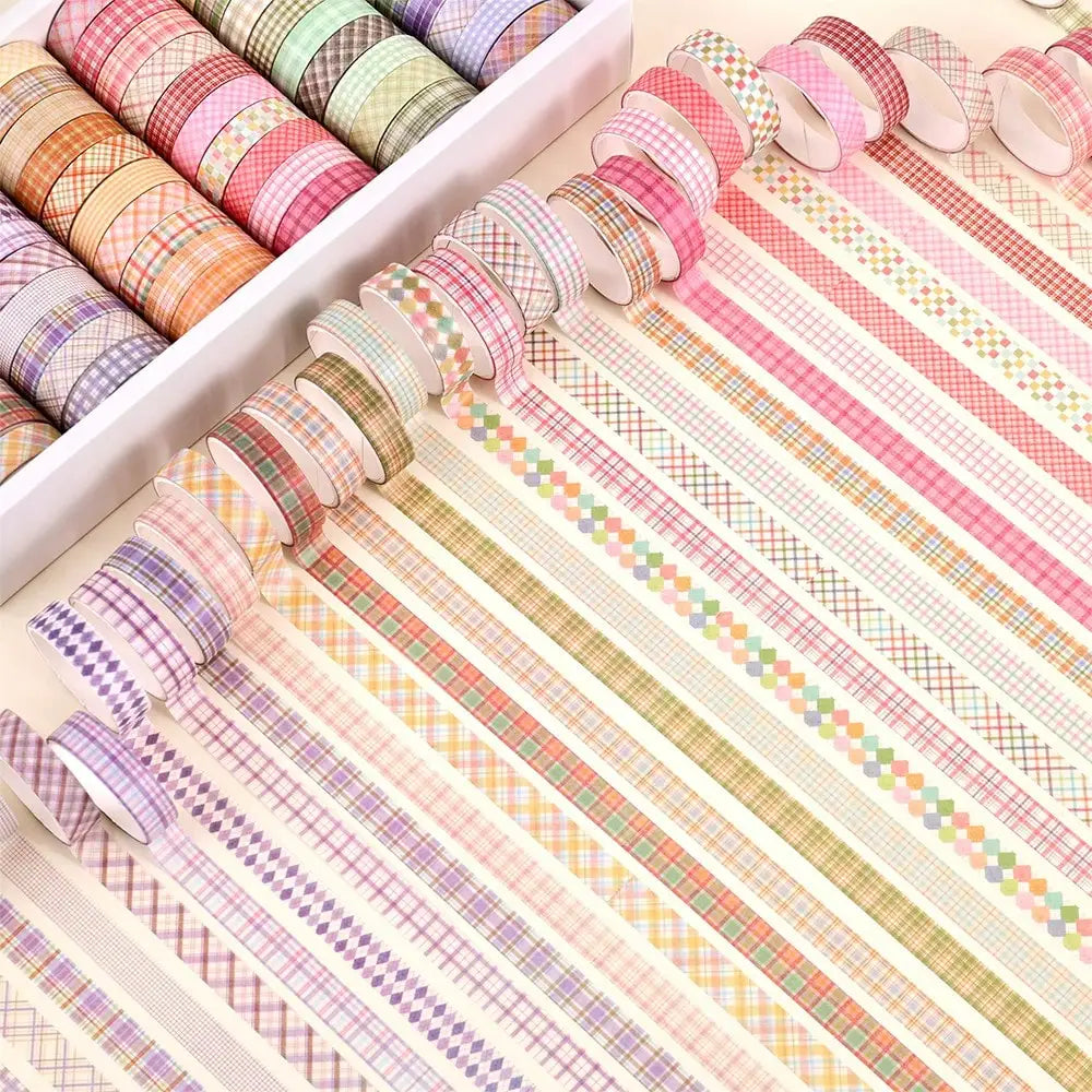 60 Rolls Colorful Washi Tape Set (Gift Box) - 0.4In×2m Floral, For Scrapbooking/DIY/Bullet Journal/School/Office