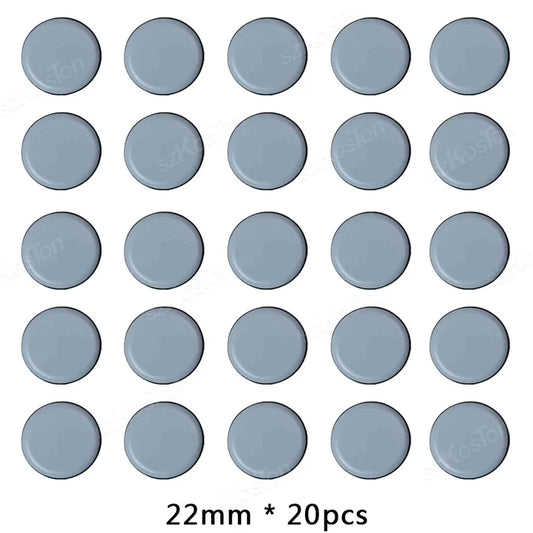 20PCS Furniture Slider Pads Table Chair Leg Sliding Block Anti Scratch Easy Move Heavy Furniture Leg Mat Thickened Moving Pads
