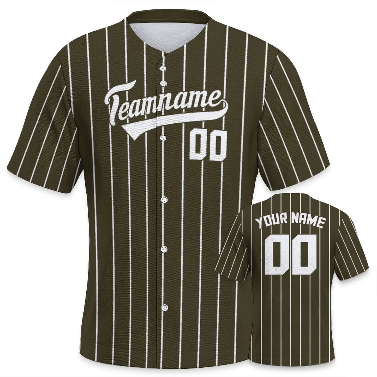 Men's Custom Baseball Jersey Solid Pinstripe Personalized Name Number Printing Fans Gift Baseball Team Shirt for Sportswear