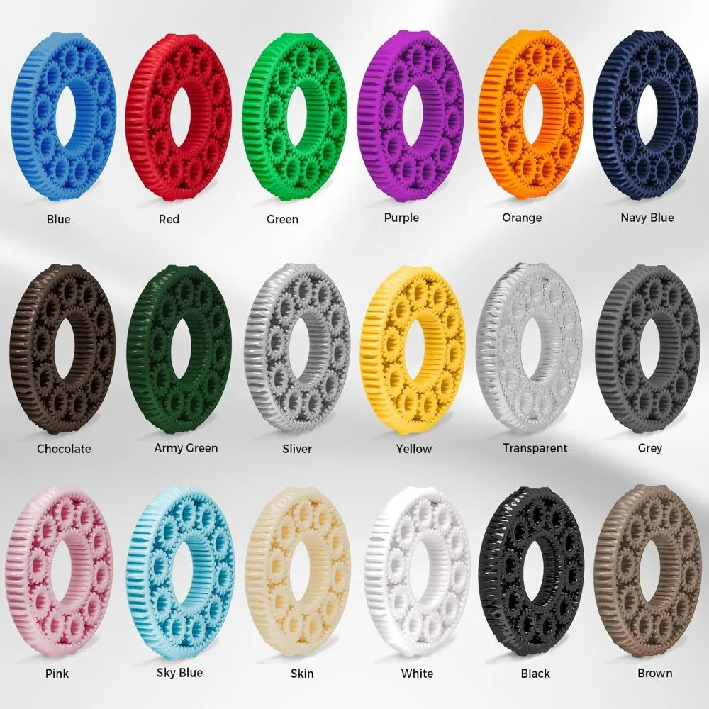 16KG PETG Filament Bundle 1.75mm 3D Printer Filament, 16 Colors, Accuracy +/-0.02mm