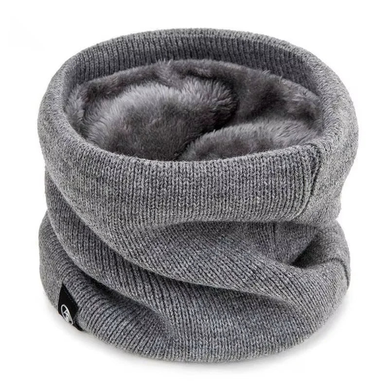 Thick Fleece Neck Gaiter Scarf for Winter Windproof Riding Face Mask Warm Thermal Neck Warmer for Men Women