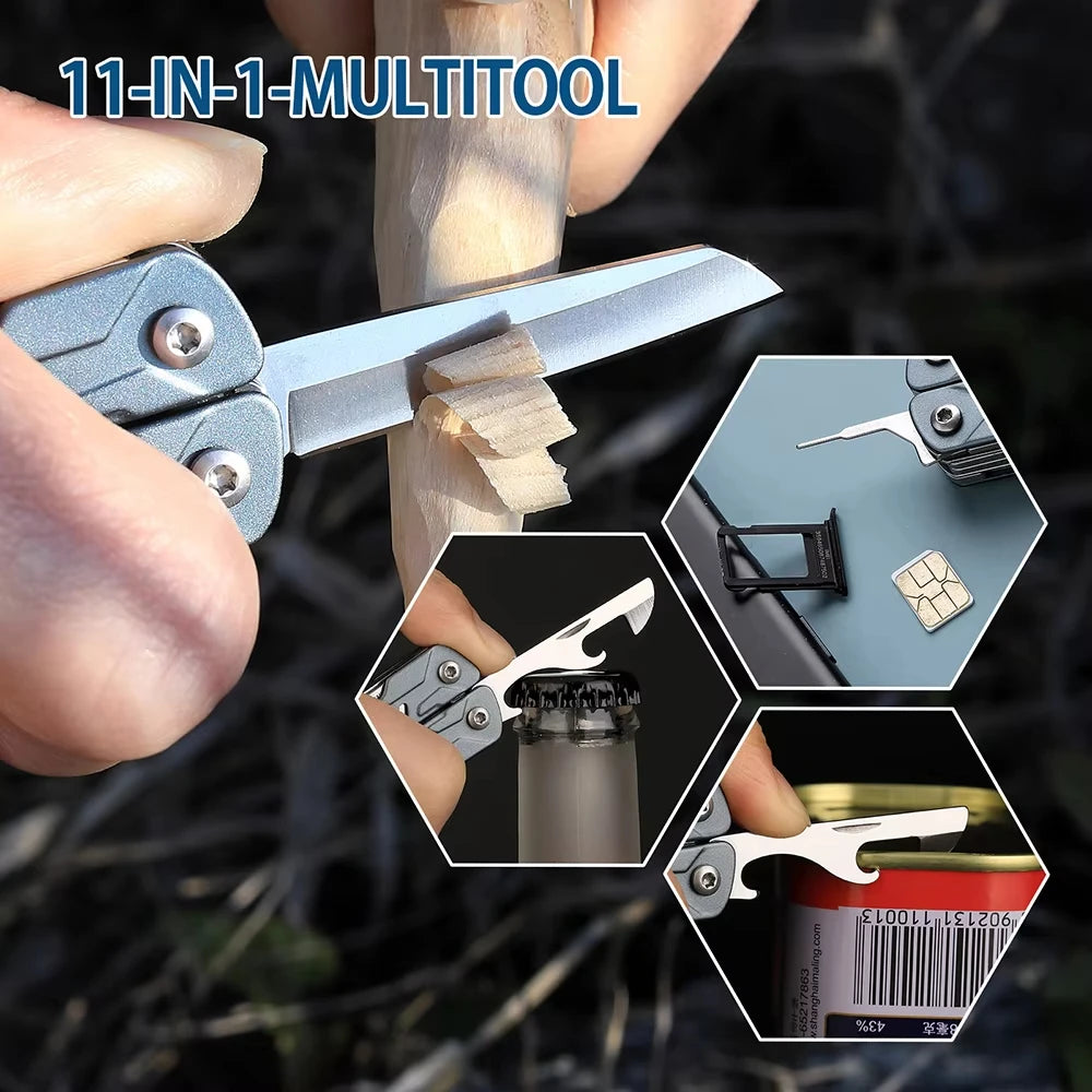NexTool S11 12-in-1 Mini Sailor Pliers Multifunctional Folding Tool Screwdriver Portable EDC Outdoor Disaster Relief Tool Set