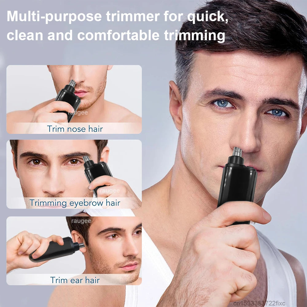 Nose Hair Trimmer Rechargeable Electric Nose Hair Remover Men Eyebrow