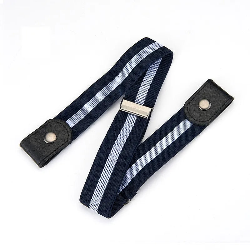Traceless Invisible Elastic Belt Women's Belt Jeans Pants Men's