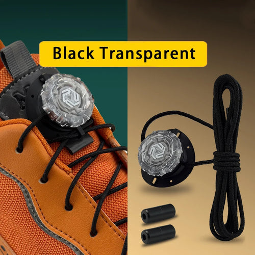 Fashion Swivel Buckle Laces Automatic Shoelace Without ties Kids Adult