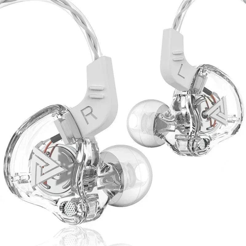 3.5MM Headset Music Earbuds In Ear With Mic Original QKZ AK6 Copper Driver HiFi Wired Earphone Race Sport Headphone Bass Stereo