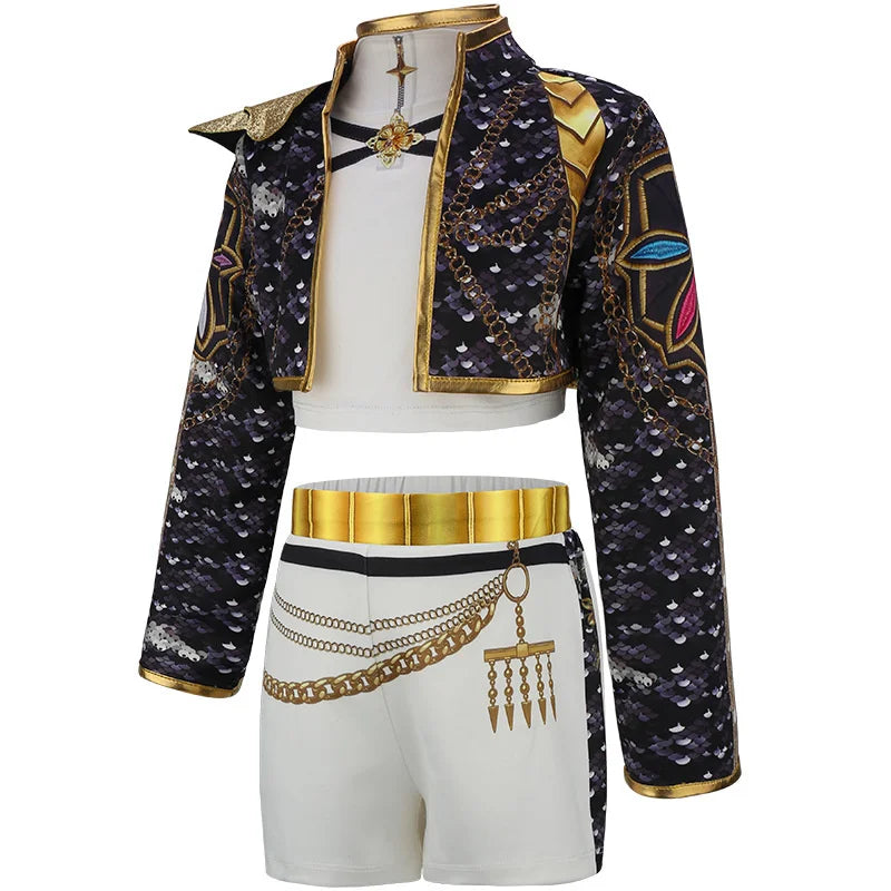 New K-POP Girls Sets 2026 New Fashion Children Suits Kids Jackets Pants Outfits Teenager Casual Spring Clothing 4-12 Years Old