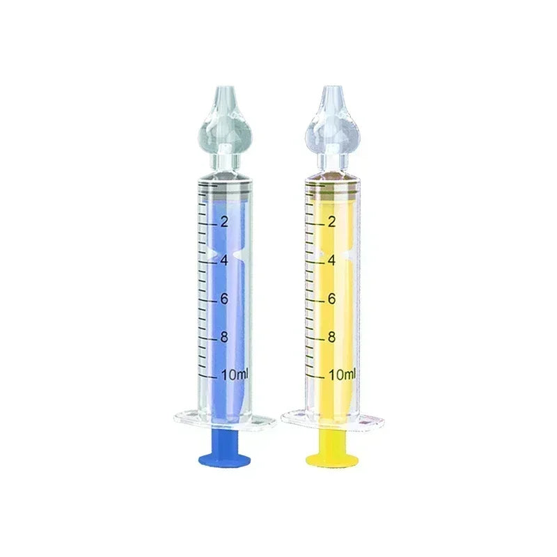 Rhinitis Nasal Irrigator Washing for Children Silicone Baby Nasal Aspirator Syringe Baby Nose Cleaner Kids Nasal Washer Reusable