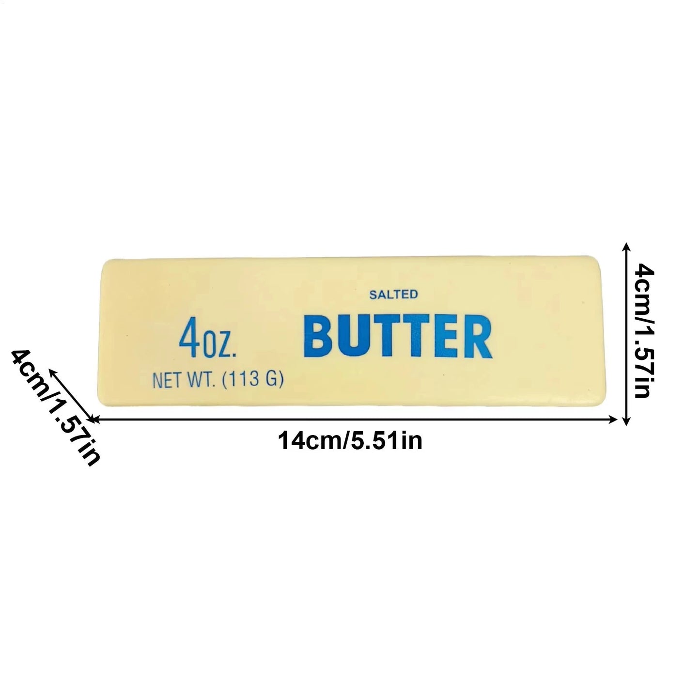 Butter Stick Squishy Fidget Toys Elastic Cheese Stick Funny Squeeze Prank Toy Stress Anxiety Relief Game