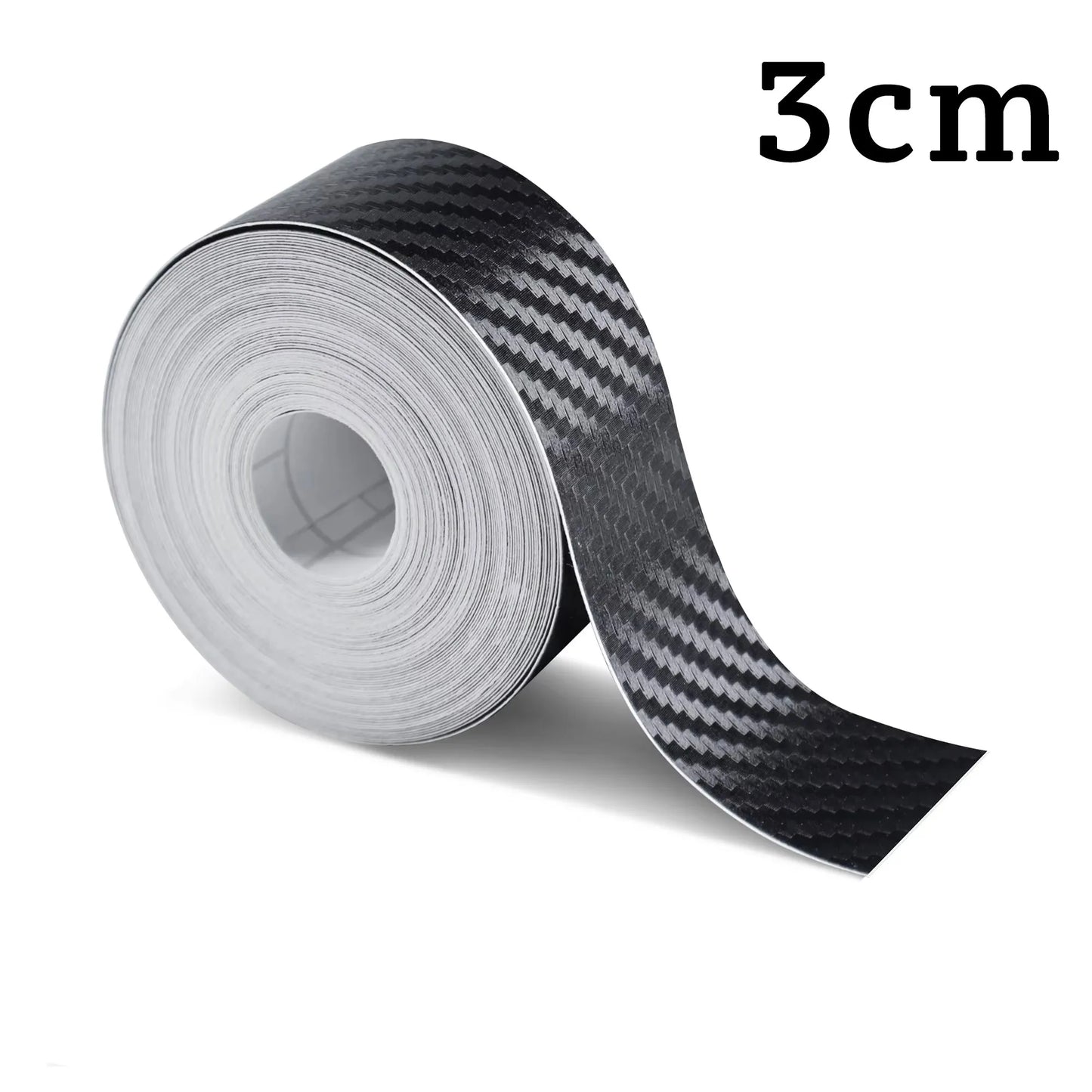 1-5m Nano Carbon Fiber Car Tape Sticker Door Mirror Protector Strip Waterproof Adhesive Protective Film DIY Accessory