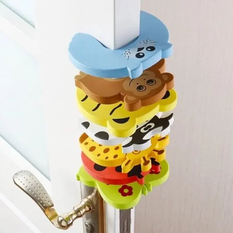 1/2/5/7PCS Child Safety Cartoon Pattern Protection Lock Finger Protector Door Stop Anti Pinch Hand Baby Safety
