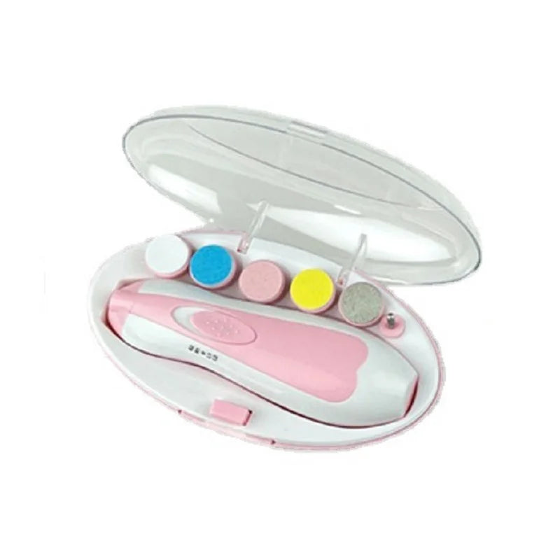 Baby Electric Nail Trimmer Kid Nail Polisher Tool Baby Care Multifunctional Fingernail Cutter Trimmer Infant Manicure Set