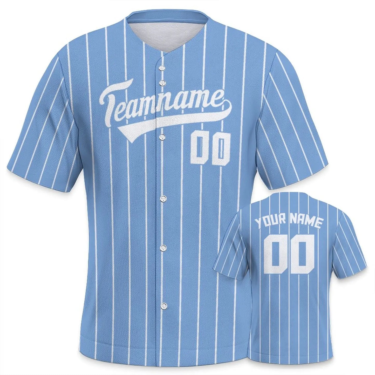 Men's Custom Baseball Jersey Solid Pinstripe Personalized Name Number Printing Fans Gift Baseball Team Shirt for Sportswear