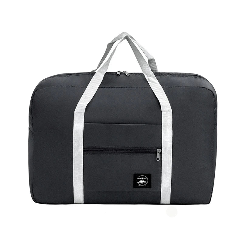 Portable and lightweight travel luggage bag, large capacity sports and fitness bag, foldable handheld boarding bag