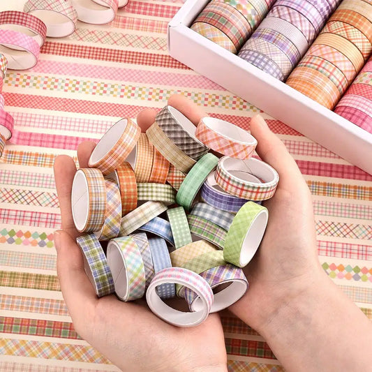 60 Rolls Colorful Washi Tape Set (Gift Box) - 0.4In×2m Floral, For Scrapbooking/DIY/Bullet Journal/School/Office