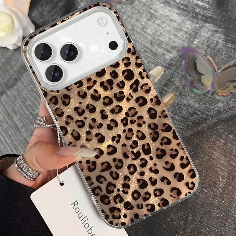 Modern Leopard Phone Case For Samsung Galaxy S26 S25 Edge S24 Plus Note 20 Ultra S23 FE S22 A56 A55 A54 A53 A36 Shockproof Funda