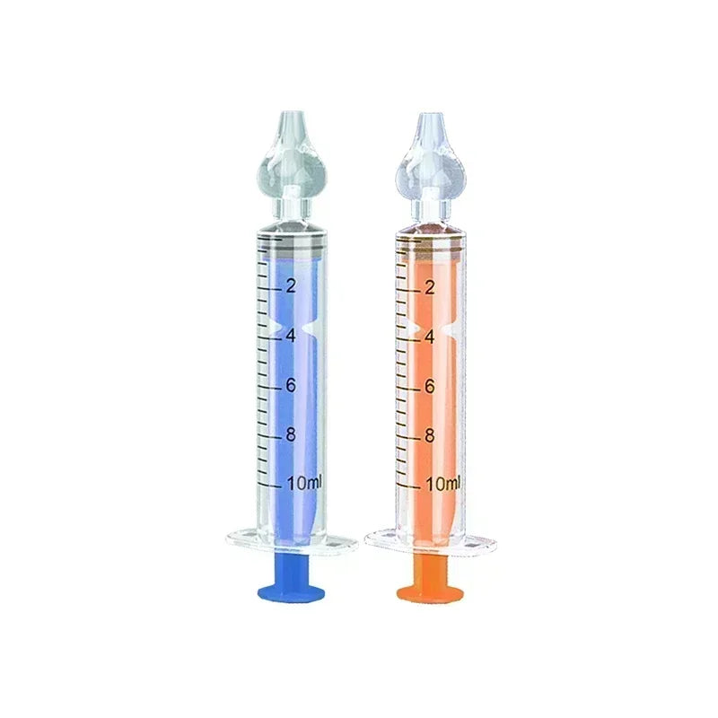 Rhinitis Nasal Irrigator Washing for Children Silicone Baby Nasal Aspirator Syringe Baby Nose Cleaner Kids Nasal Washer Reusable